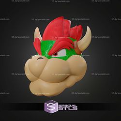 Cosplay STL Files Bowser Helmet