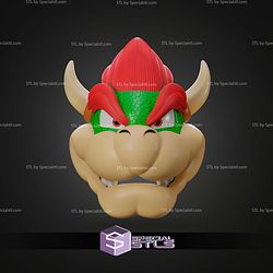 Cosplay STL Files Bowser Helmet