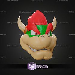 Cosplay STL Files Bowser Helmet