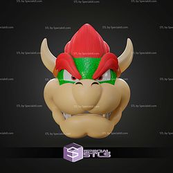 Cosplay STL Files Bowser Helmet