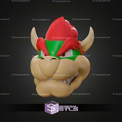 Cosplay STL Files Bowser Helmet