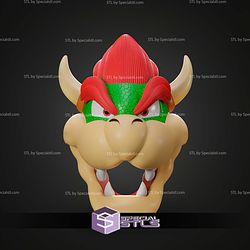 Cosplay STL Files Bowser Helmet