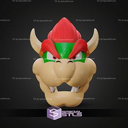 Cosplay STL Files Bowser Helmet