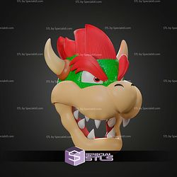 Cosplay STL Files Bowser Helmet