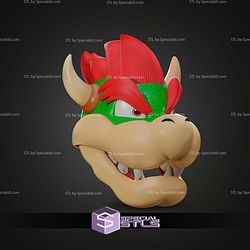 Cosplay STL Files Bowser Helmet