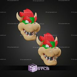 Cosplay STL Files Bowser Helmet