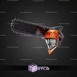 Cosplay STL Files Chainsawman Helmet V4