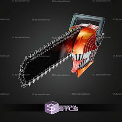 Cosplay STL Files Chainsawman Helmet V4