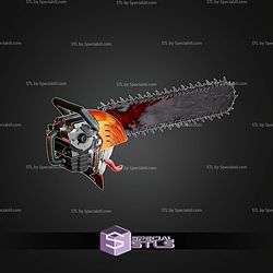 Cosplay STL Files Chainsawman Helmet V4