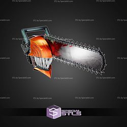 Cosplay STL Files Chainsawman Helmet V4