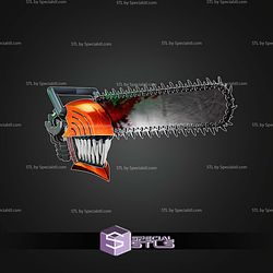 Cosplay STL Files Chainsawman Helmet V4