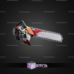 Cosplay STL Files Chainsawman Helmet V4