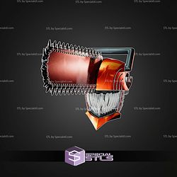 Cosplay STL Files Chainsawman Helmet V4