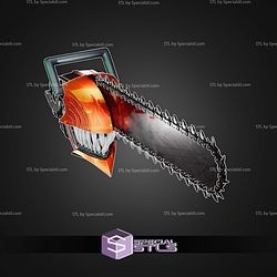 Cosplay STL Files Chainsawman Helmet V4