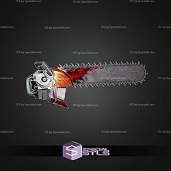 Cosplay STL Files Chainsawman Helmet V4