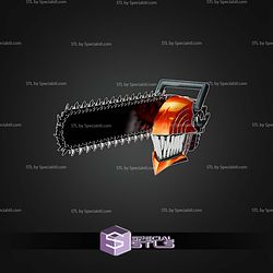 Cosplay STL Files Chainsawman Helmet V4