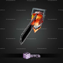 Cosplay STL Files Chainsawman Helmet V4