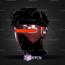 Cosplay STL Files Cyclops Visor Marvel Rivals