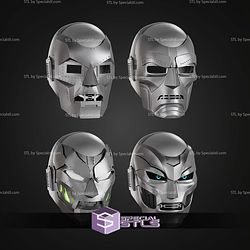 Cosplay STL Files Dr Doom Multi-Mask Helmet