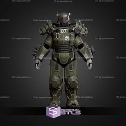 Cosplay STL Files Fallout NCR Power Armor