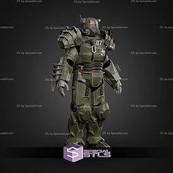 Cosplay STL Files Fallout NCR Power Armor