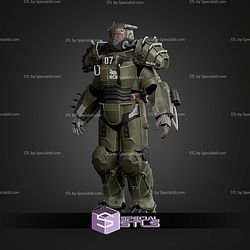 Cosplay STL Files Fallout NCR Power Armor