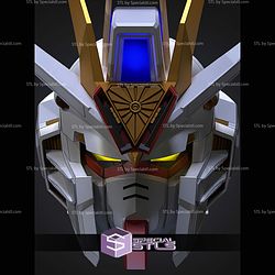 Cosplay STL Files Gundam Mighty Strike Freedom Helmet