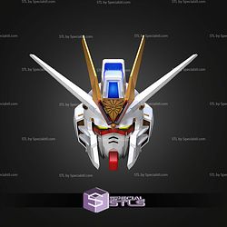 Cosplay STL Files Gundam Mighty Strike Freedom Helmet