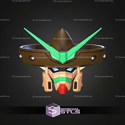 Cosplay STL Files Gundam Tequila Helmet