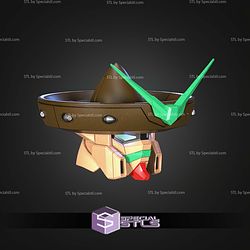 Cosplay STL Files Gundam Tequila Helmet