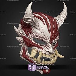Cosplay STL Files Ichigo Kurosaki Menpo Mask