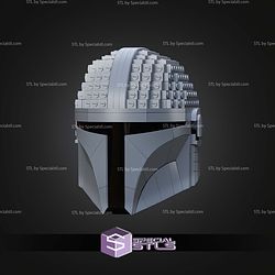 Cosplay STL Files Lego Mandalorian Helmet