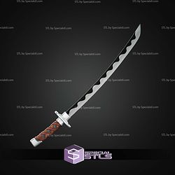 Cosplay STL Files Leonardo Fortnite Katana