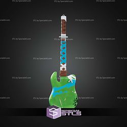 Cosplay STL Files Leonardo Guitar