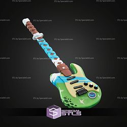 Cosplay STL Files Leonardo Guitar