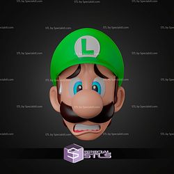 Cosplay STL Files Luigi Helmet
