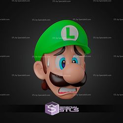 Cosplay STL Files Luigi Helmet