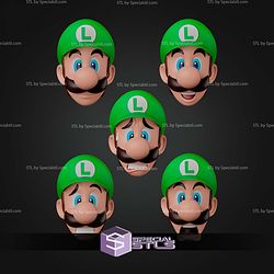 Cosplay STL Files Luigi Helmet