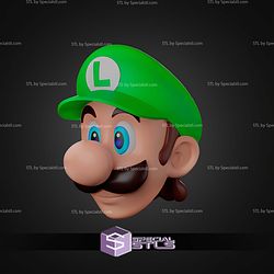 Cosplay STL Files Luigi Helmet