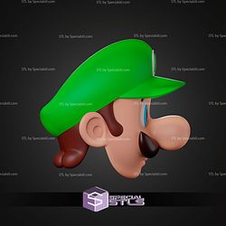 Cosplay STL Files Luigi Helmet