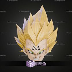 Cosplay STL Files Majin Vegeta Helmet
