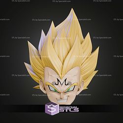 Cosplay STL Files Majin Vegeta Helmet