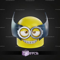 Cosplay STL Files Minion Helmet