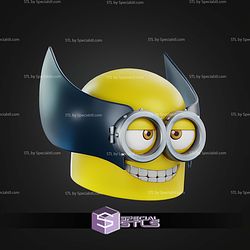 Cosplay STL Files Minion Helmet