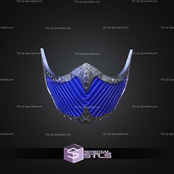 Cosplay STL Files MK2 Kitana Mask