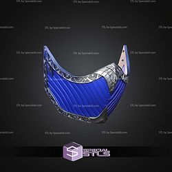 Cosplay STL Files MK2 Kitana Mask