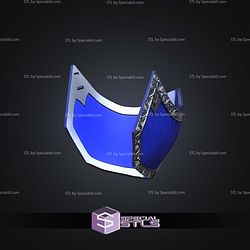 Cosplay STL Files MK2 Kitana Mask