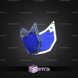 Cosplay STL Files MK2 Kitana Mask