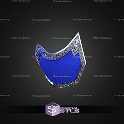 Cosplay STL Files MK2 Kitana Mask