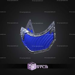 Cosplay STL Files MK2 Kitana Mask